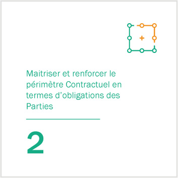 2. Maitriser et renforcer le périmètre Contractuel en termes d’obligations des Parties